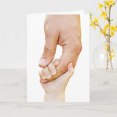 Nieuwe Baby Hand Kaart (Gele Bloem)