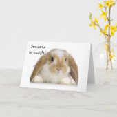 NIEUWE BABY = IEMAND OM TE KNUFFELEN / LIEFHEBBEN KAART (Gele Bloem)