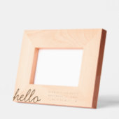 Nieuwe Baby Info Foto Keepsake Gegraveerde Lijstjes (Links)