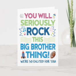 Nieuwe baby, jij gaat deze grote broer helemaal ro kaart