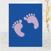 NIEUWE BABY JONGEN GEFELICITEERD WENSKAART KAART (Gele Bloem)