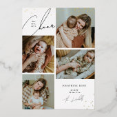 Nieuwe Baby juicht Happy New Year Kaart (Voorkant)