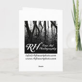 Nieuwe baby kaart (Achterkant)