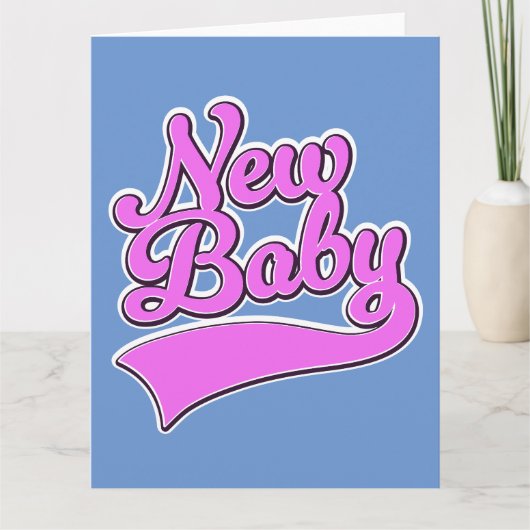 Nieuwe baby kaart (Voorkant)