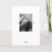 Nieuwe baby kaart (Achterkant)