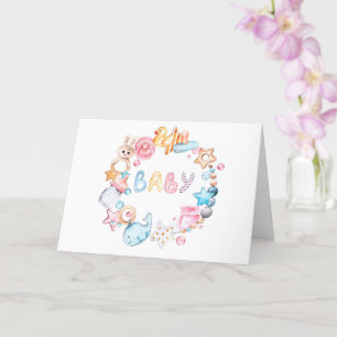 Nieuwe baby kaart