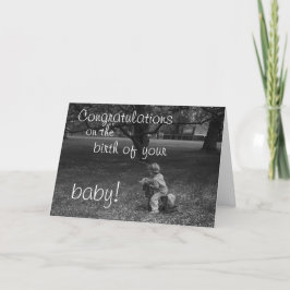 Nieuwe baby kaart