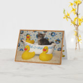 Nieuwe baby kaart (Gele Bloem)