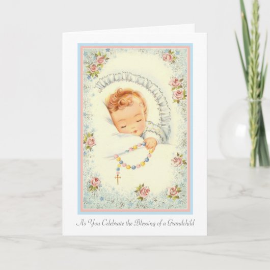 Nieuwe baby kleinkind grootouders kaart (Voorkant)