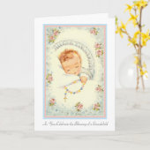 Nieuwe baby kleinkind grootouders kaart (Gele Bloem)