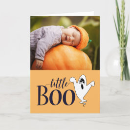 Nieuwe Baby Leuke Halloween Foto Wenskaart Feestdagen Kaart