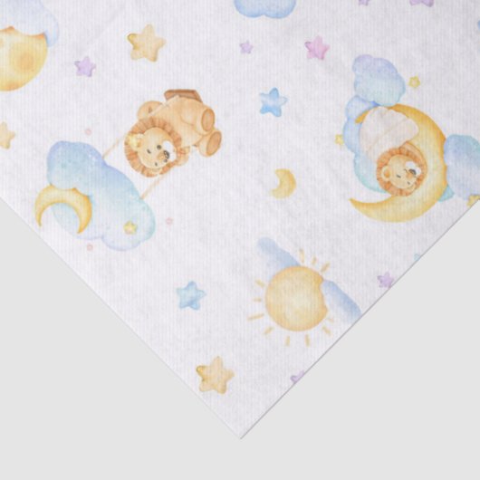 Nieuwe Baby Lion Design Baby Gift Tissue Wrap Tissuepapier (Detail)