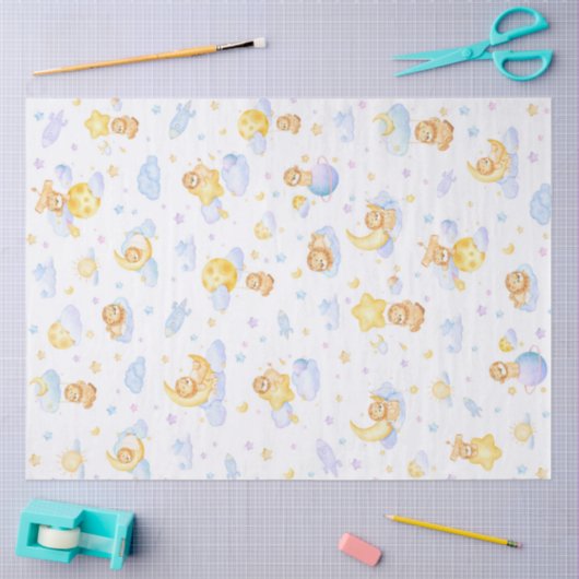 Nieuwe Baby Lion Design Baby Gift Tissue Wrap Tissuepapier (Craft)