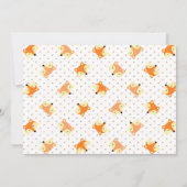 Nieuwe Baby Meisje Aankondiging Fotokaart Woodland (Achterkant)