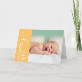 Nieuwe Baby Merry Christmas Script Feestdagen Kaart