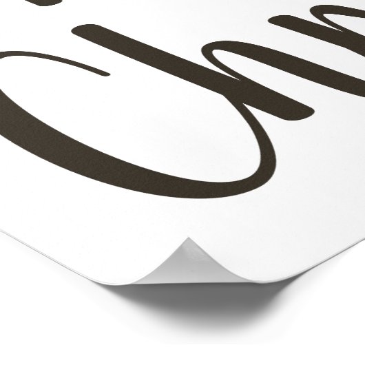 Nieuwe baby - Mijn eerste Kerstmis Poster (Hoek)