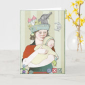 Nieuwe baby of Moederdag Kaart (Gele Bloem)