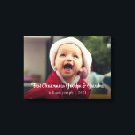 Nieuwe baby Onze eerste Kerstmis als grootouders Canvas Afdruk<br><div class="desc">Deze eenvoudige foto canvas print zal een geweldig kerstcadeau zijn voor nieuwe grootouders. Alle tekst kan worden aangepast, inclusief het veranderen van "opa & oma" in "papa & nana" of een formulering van uw keuze. Voeg je eigen foto toe aan creëer om de perfecte kerstaandenken te vieren om hun eerste...</div>