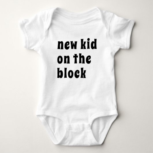 Nieuwe baby op komst Retro zwangerschapsaankondigi Romper (Voorkant)