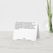 Nieuwe baby orang-oetan, zoon van Akmad Kaart (Achterkant)