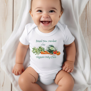 Nieuwe Baby Organic Only Groenten Design Romper