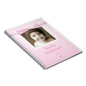 Nieuwe baby Pink Ribbon Notitieboek (Rechterzijde)