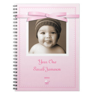 Nieuwe baby Pink Ribbon Notitieboek