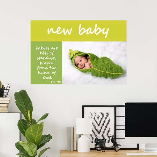 Nieuwe baby poster (Thuiskantoor)