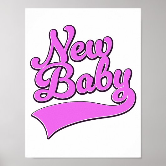 Nieuwe baby poster (Voorkant)