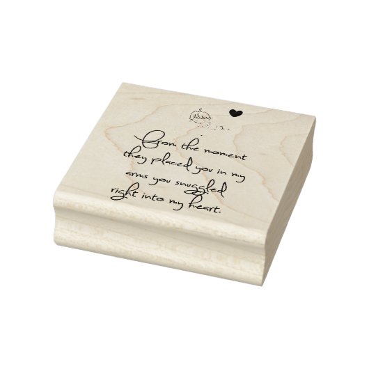 Nieuwe baby rubberstempel (Stempel)