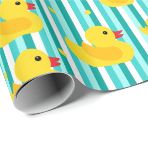 Nieuwe Baby Schattige Rubber Ducks Baby shower Par Cadeaupapier