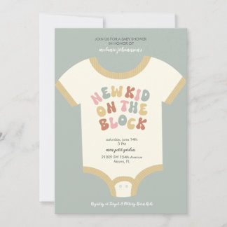 Nieuwe baby shower met New Kid on the Block-thema