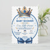 Nieuwe baby shower uitnodiging (Staand voorkant)