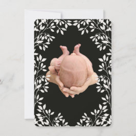 Nieuwe Baby Sip & See Thank You Geboorteaankondigi Kaart