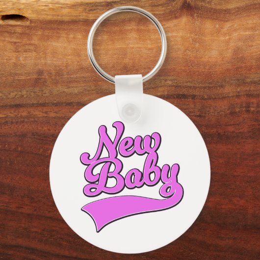 Nieuwe baby sleutelhanger (Achterkant)