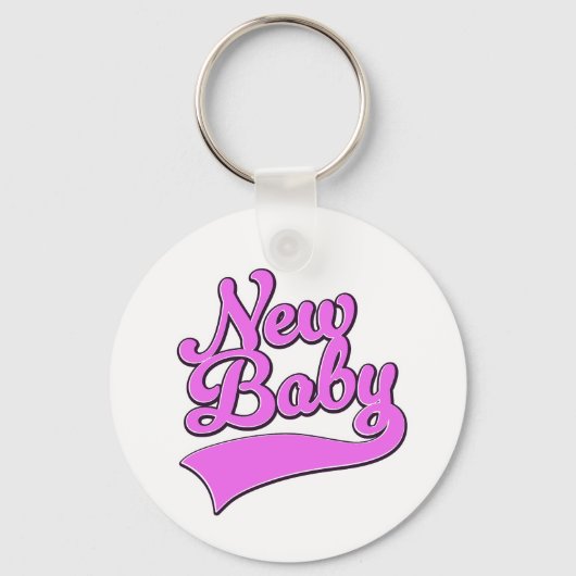 Nieuwe baby sleutelhanger (Achterkant)