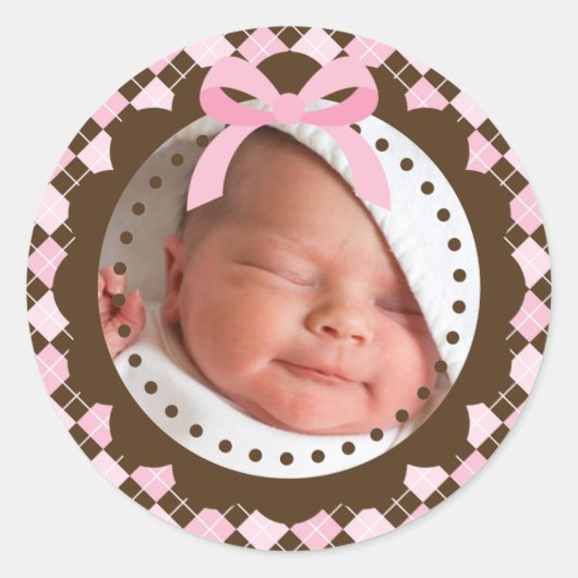 Nieuwe Baby Sticker (Voorkant)
