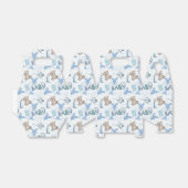 Nieuwe Baby Teddy Bears Bedankdoosjes (Uitgevouwen)