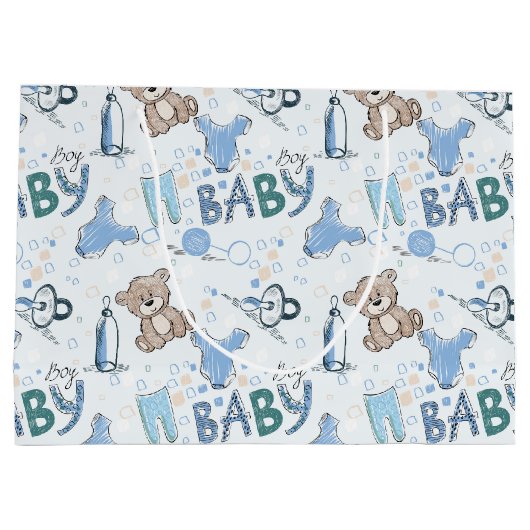 Nieuwe Baby Teddy Bears Groot Cadeauzakje (Achterkant)