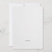 Nieuwe baby Textured Lijst Foto kondiging Aankondiging (Achterkant)