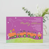 NIEUWE BABY TRAIN Joods Baby Noeming Kaart (Staand voorkant)