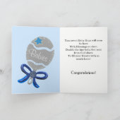 Nieuwe Baby Twin Boys onderweg FOTO Kaart (Binnen)