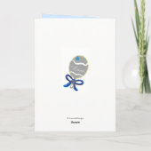 Nieuwe Baby Twin Boys onderweg FOTO Kaart (Achterkant)