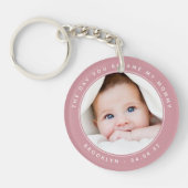 Nieuwe Baby van mama Sleutelhanger (Voorkant)