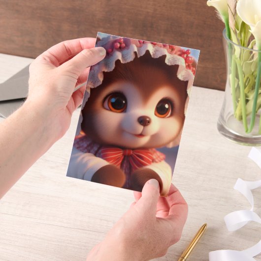Nieuwe baby vellum uitnodigingen (Draagbaar)