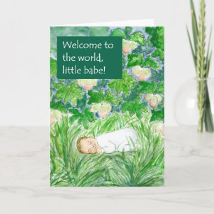 Nieuwe Baby Welkom Kaart