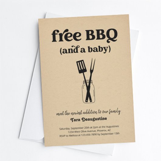 Nieuwe Baby Welkom Party Meet & Greet, Sip & See Kaart