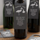 Nieuwe baby winkelen Dank je zuster Labels met fle