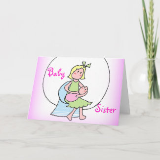 Nieuwe baby zusje aankondiging