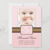 Nieuwe babyaankondigingskaarten aankondiging (Voorkant)